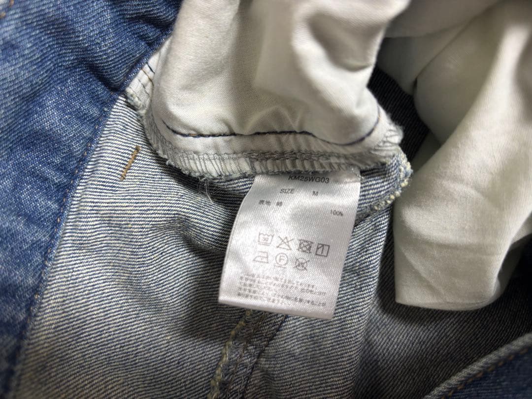 [試着のみ] knuthmarf tuck design denim Mサイズ