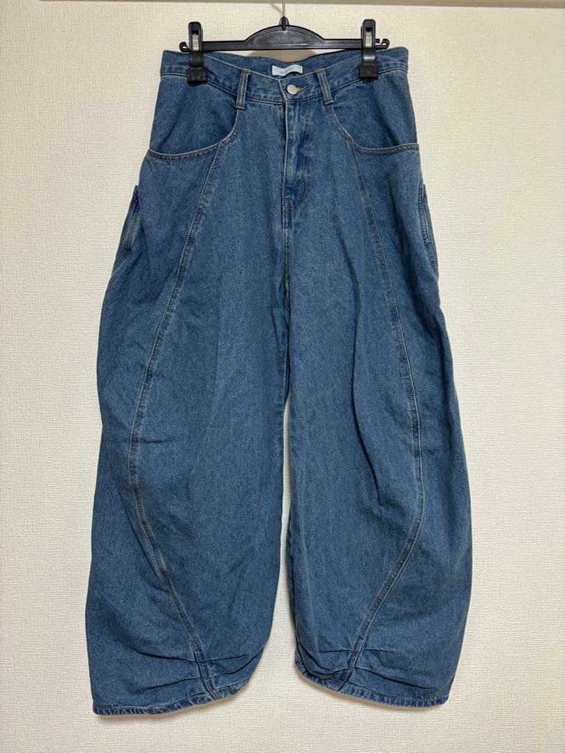 [試着のみ] knuthmarf tuck design denim Mサイズ