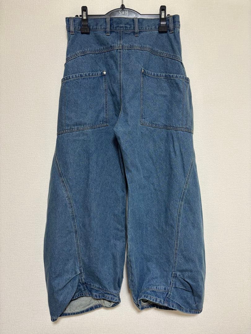 [試着のみ] knuthmarf tuck design denim Mサイズ