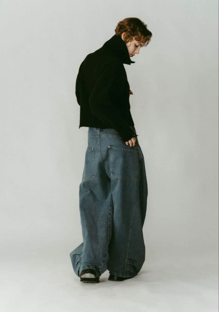 [試着のみ] knuthmarf tuck design denim Mサイズ