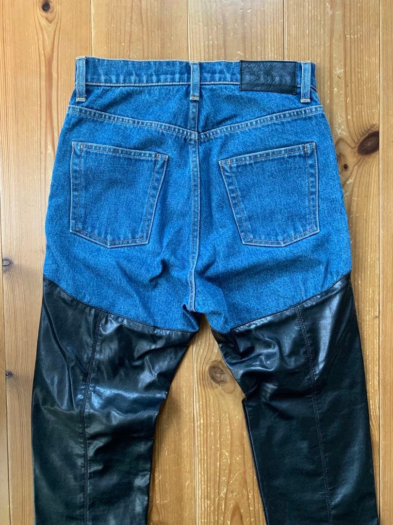 JOHN LAWRENCE SULLIVAN ストレートデニム　サリバン　レザー