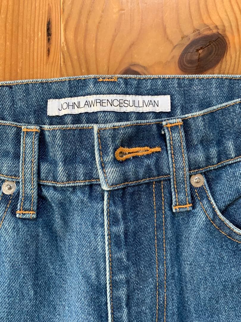 JOHN LAWRENCE SULLIVAN ストレートデニム　サリバン　レザー