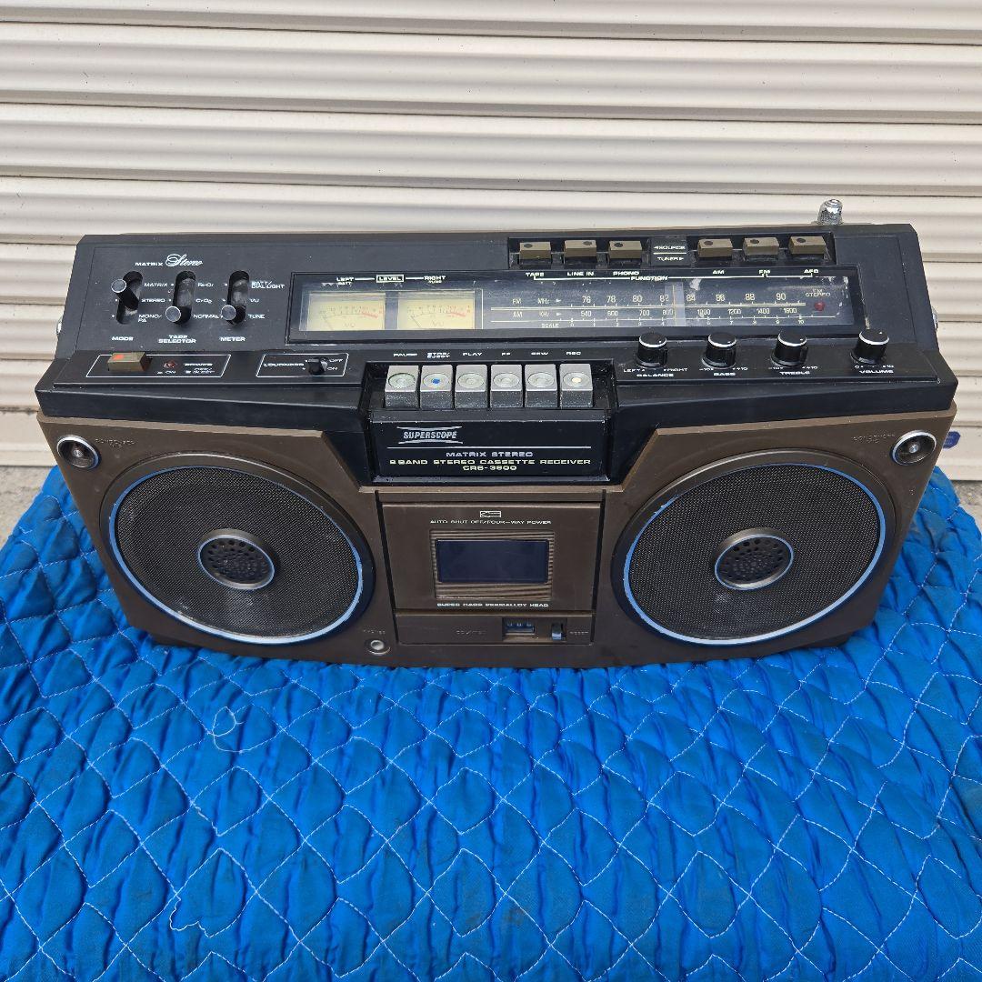 SUPERSCOPE CRS-3800 ステレオカセットレシーバー　ジャンク品