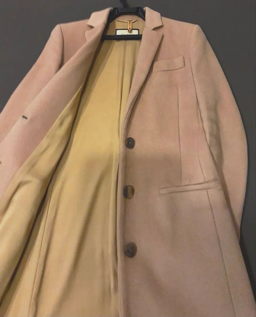 GUCCI ベージュ チェスターコート　38 (M)お値下げ