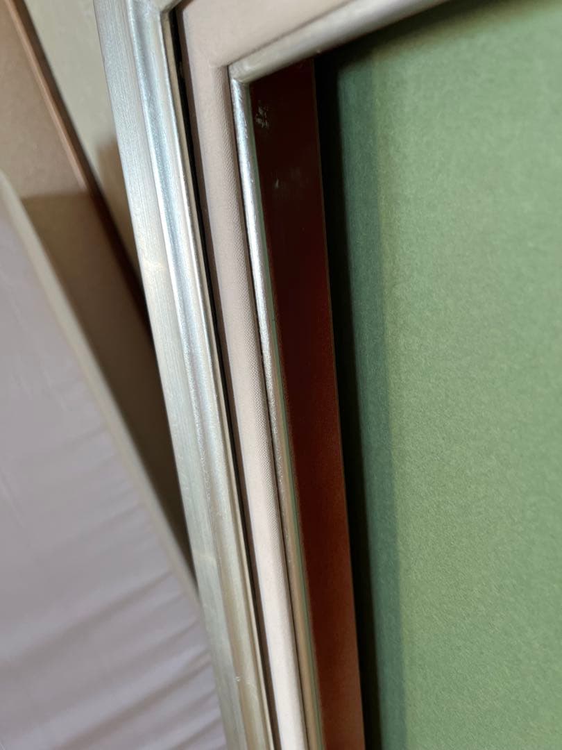 シルバー　額縁 F30号　弓平