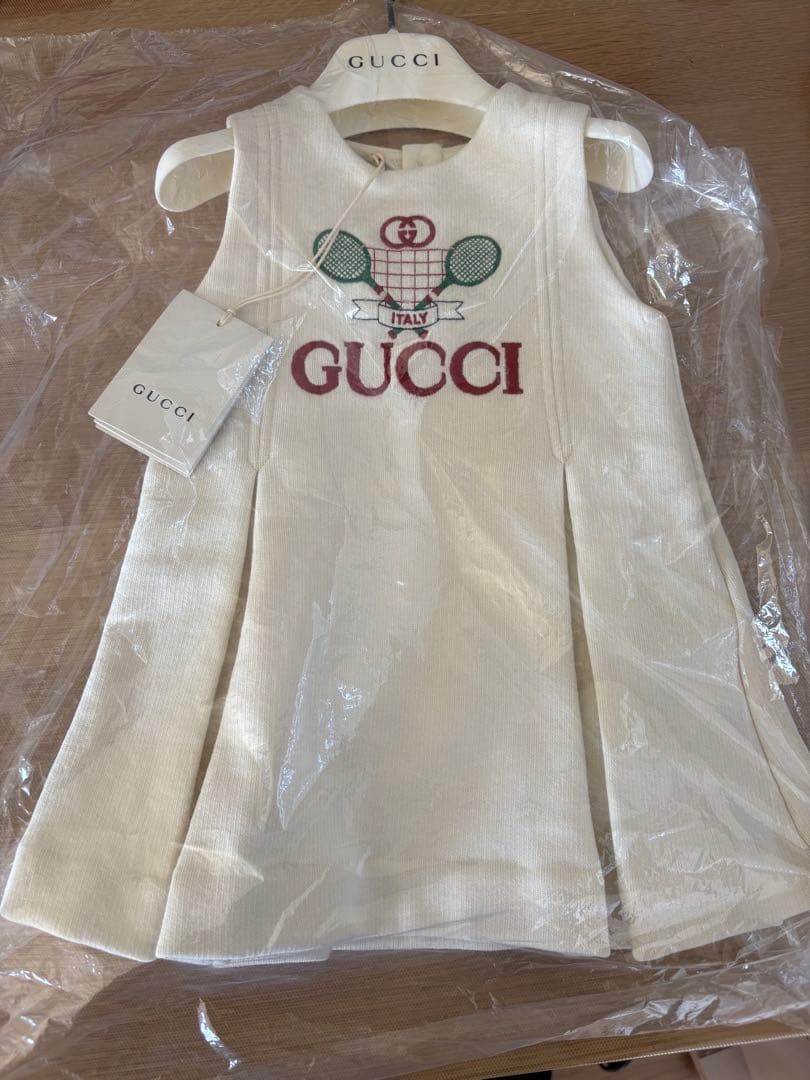 GUCCI テニスモチーフ ワンピース 80