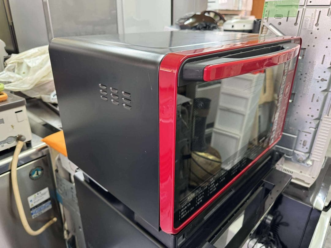 【2023年製・美品】HITACHI オーブンレンジ MRO-JT232 レッド