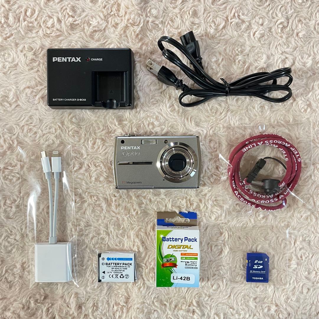 美品✨PENTAX Optio T30✨動作確認済 スマホ転送OK 可愛い♪