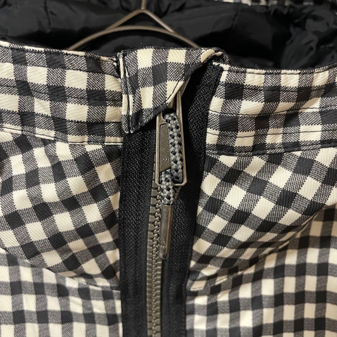Burtonバートンスキーウェアスノーボードジャケットパーカーチェック柄黒白希少
