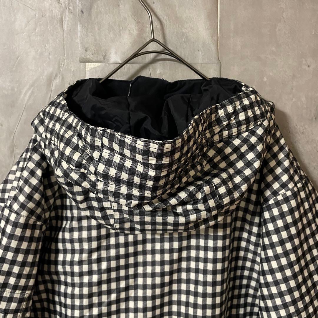 Burtonバートンスキーウェアスノーボードジャケットパーカーチェック柄黒白希少