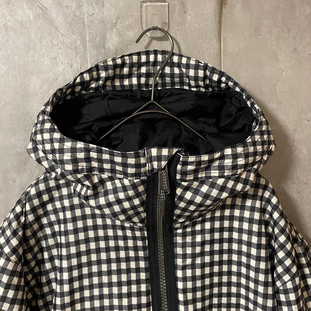 Burtonバートンスキーウェアスノーボードジャケットパーカーチェック柄黒白希少