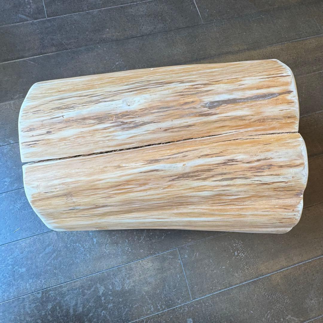 ★H151★天然ヒノキ★丸太★切り株★ちゃぶ台★テーブル★飾り台★スツール