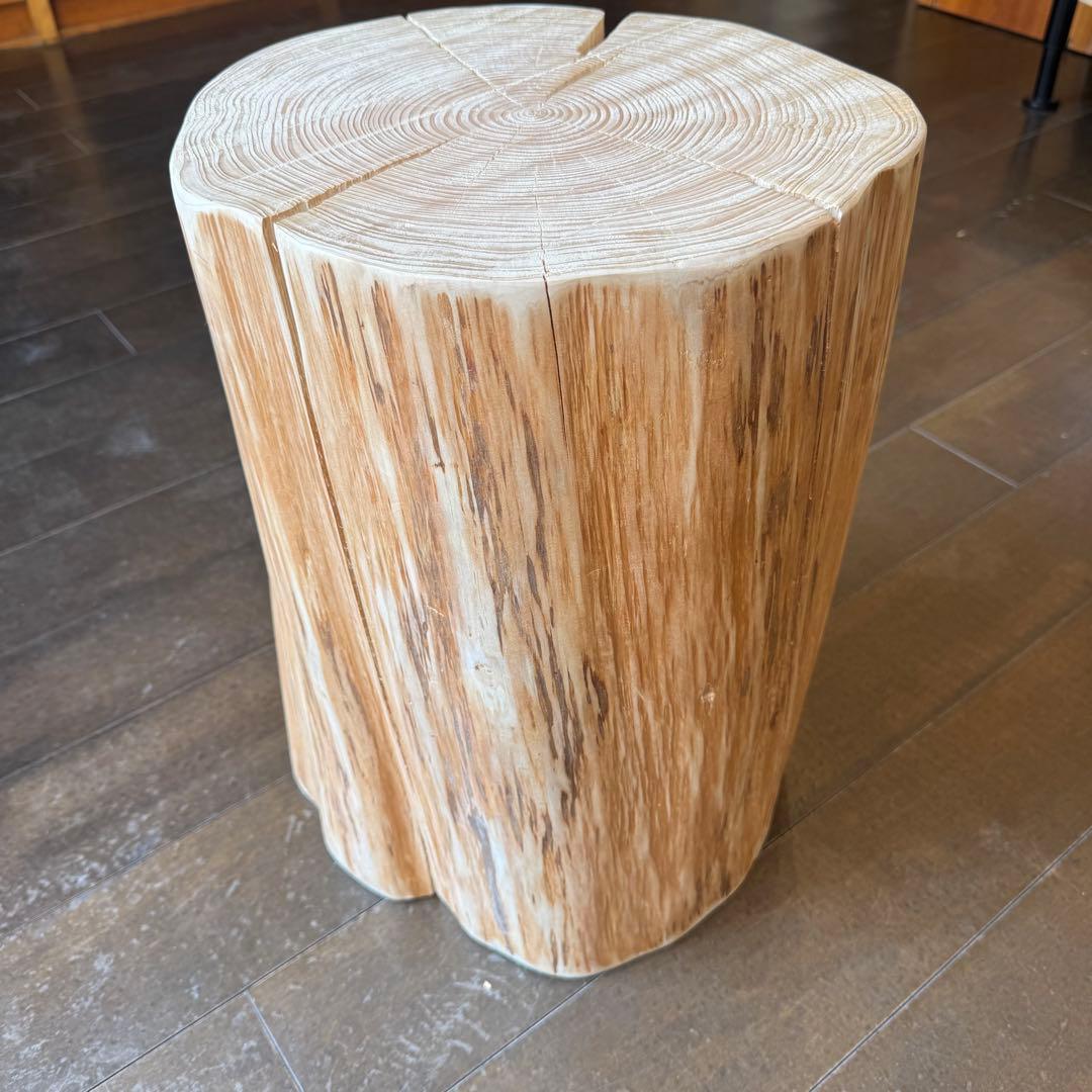 ★H151★天然ヒノキ★丸太★切り株★ちゃぶ台★テーブル★飾り台★スツール