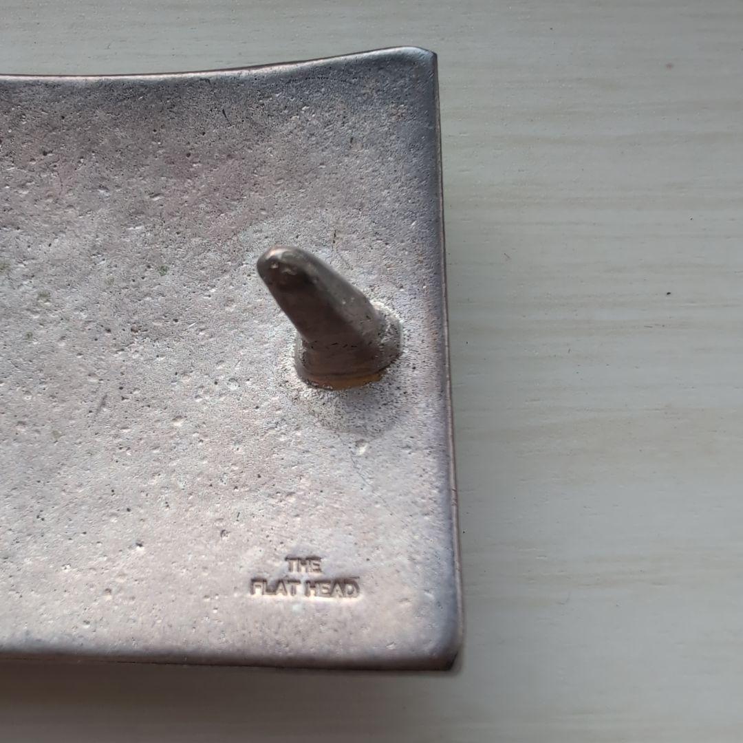 THE FLAT HEAD 金属製バックル 新品未使用 真鍮　シルバー