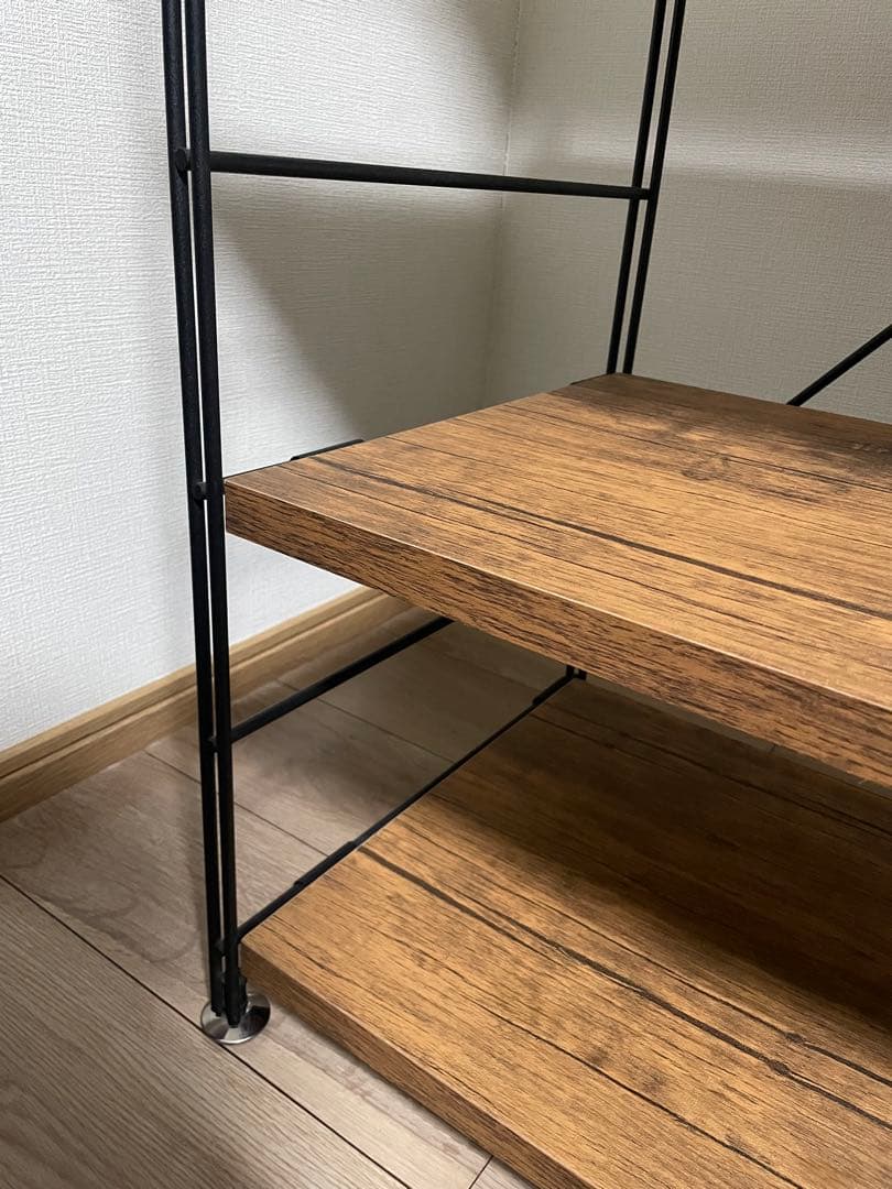 週末限定10%OFF‼︎ 山善 ウッドシェルフ アンティーク MWS-12844