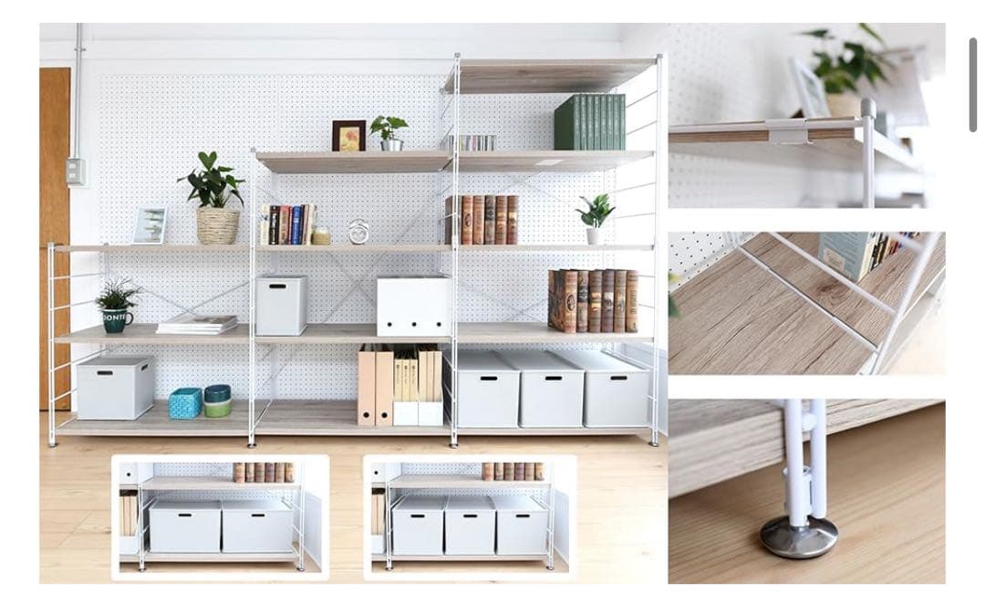 週末限定10%OFF‼︎ 山善 ウッドシェルフ アンティーク MWS-12844