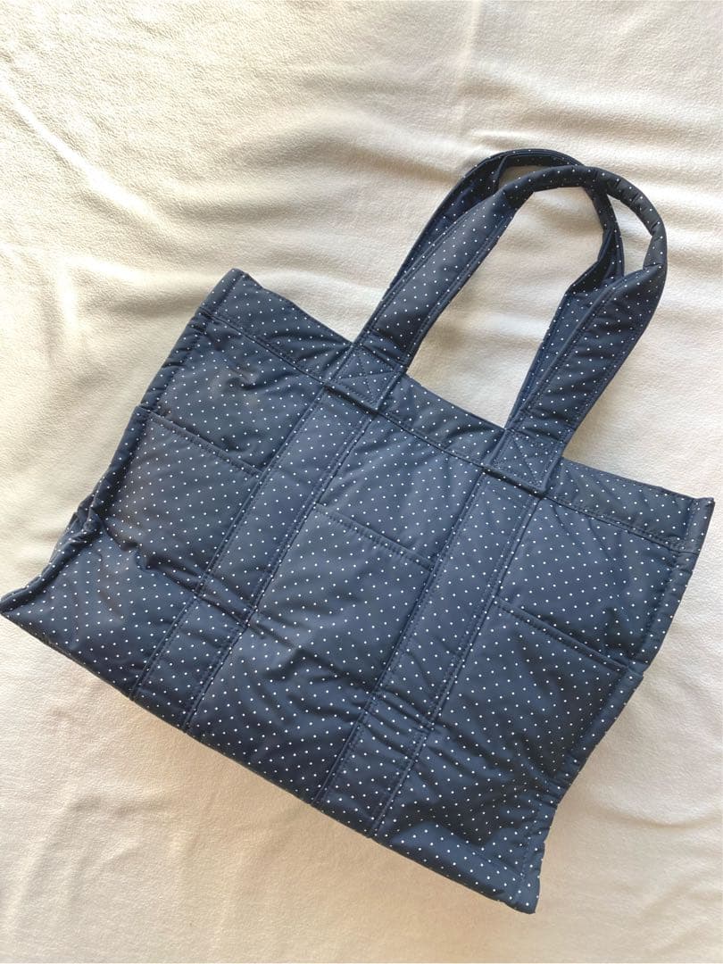 廃番　ヘッドポーター　タンカー　トートバッグ　ドット　ネイビー　藤原ヒロシ　美品