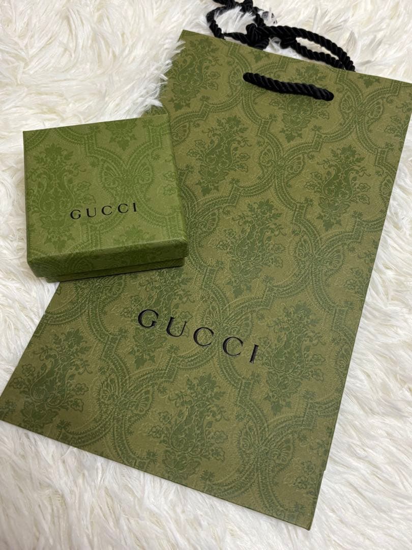 専用　新品 GUCCI グッチ ロゴ エナメル リング 指輪 21号 シルバー