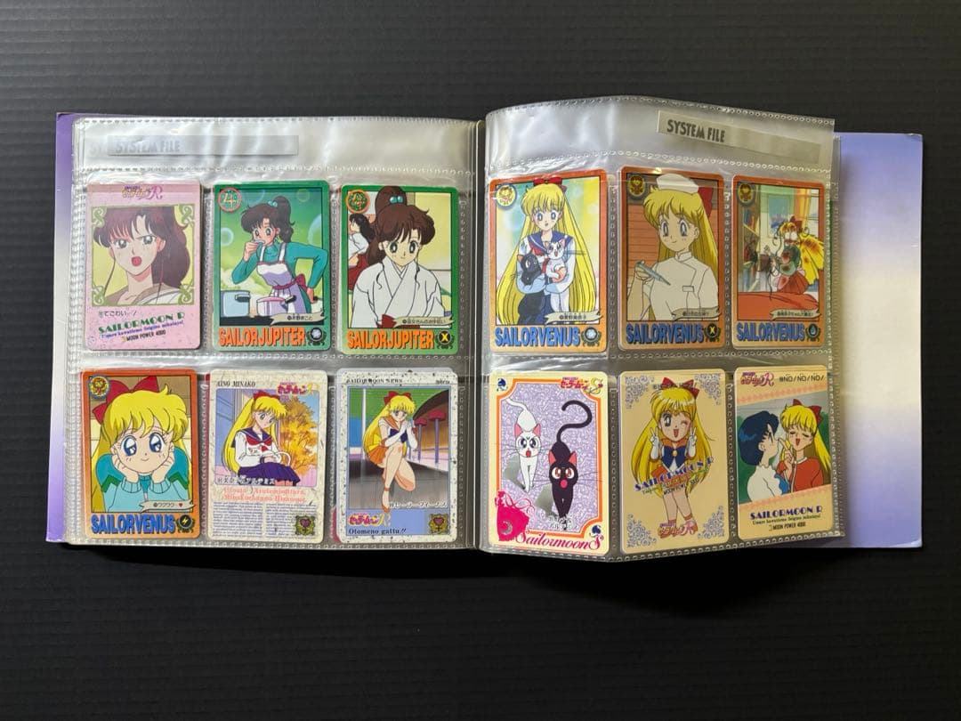 【最終値下げ】セーラームーン S・R カードダス 176枚セット 専用バインダー