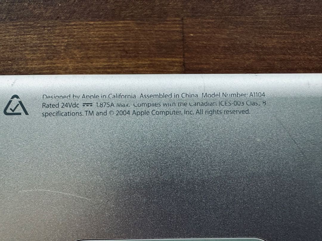 Apple Mac PowerBook G4 12インチ シルバー ジャンク