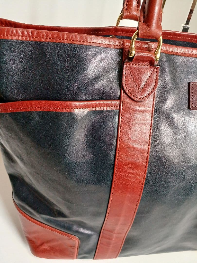 美品 ウォームスクラフツマニュファクチャー トートバック