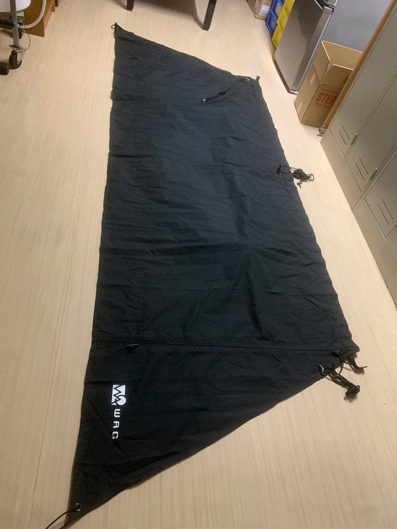 WAQ 焚き火陣幕 TC ブラック　中古品