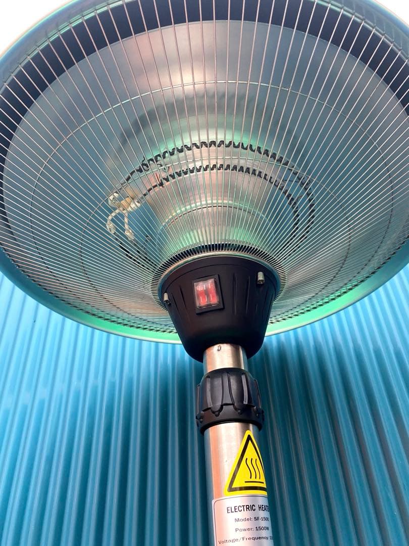 パラソルパティオヒーター(テーブル無タイプ)【UFO君】の電源は110Ｖ60HZ