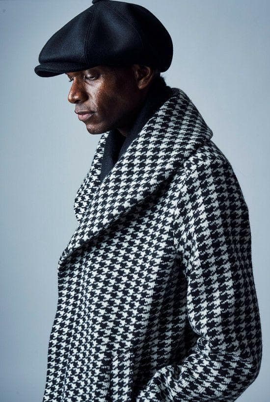 定価16.5万 1piu1uguale3 HOUNDSTOOTHショールコートⅦ