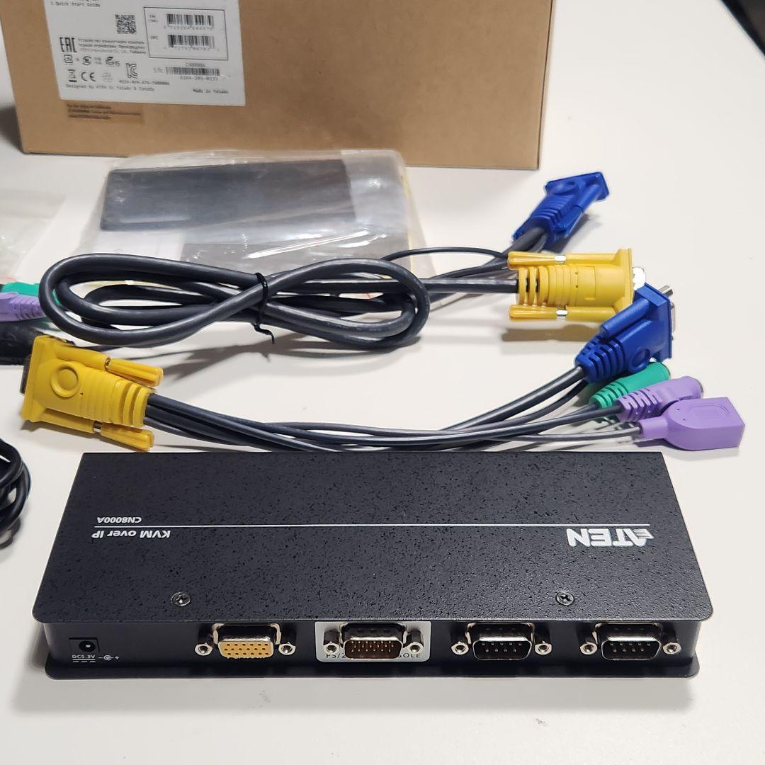 ATEN 1ポート KVM over IP CN8000A リモートアクセス