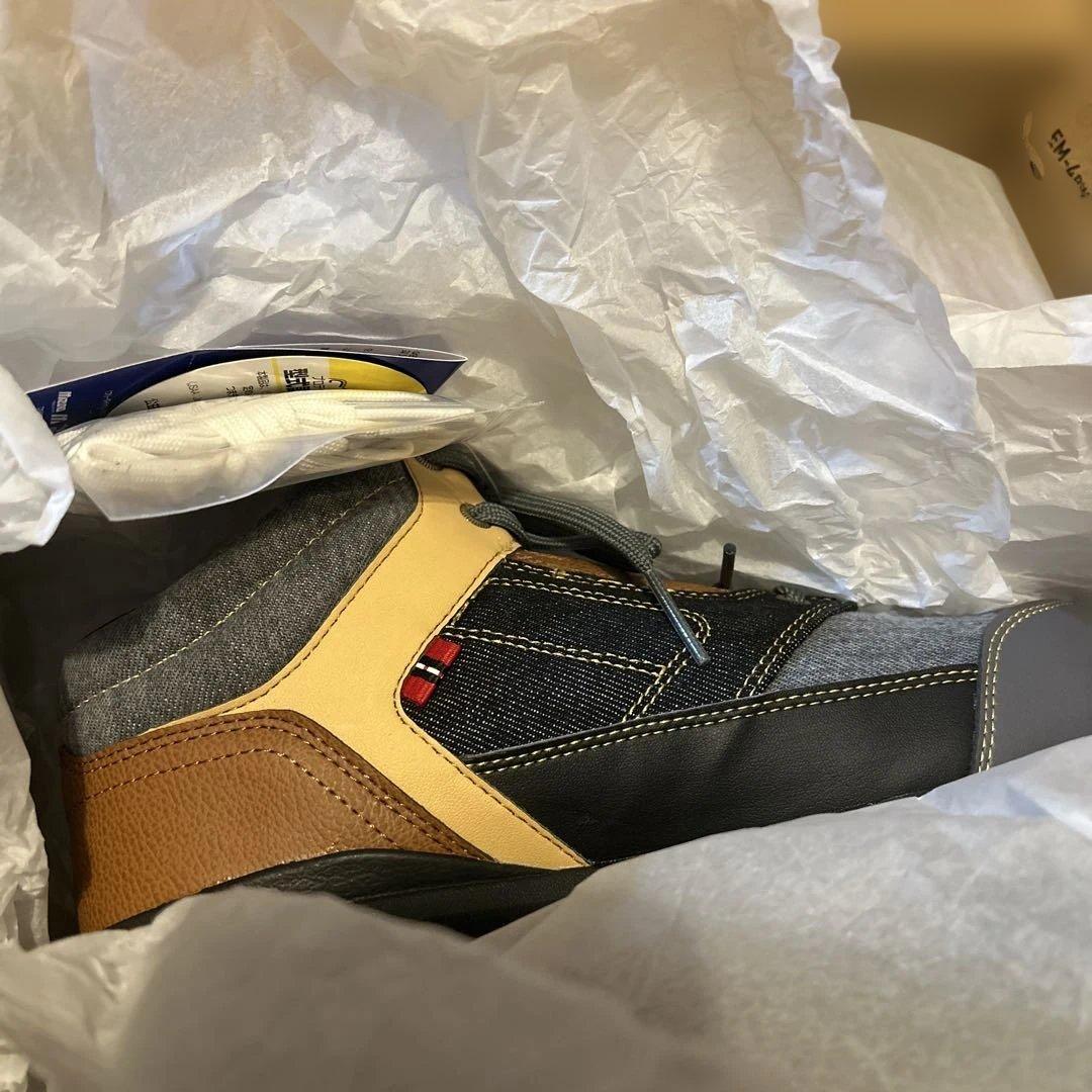 オールマイティLSⅡ 11MDENIM(紐／ハイカット／ワーキング)25cm