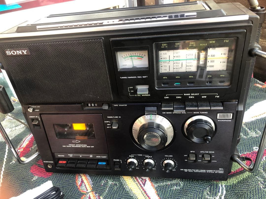 SONY BCL CF–5950 ラジカセ AM/FM/CF