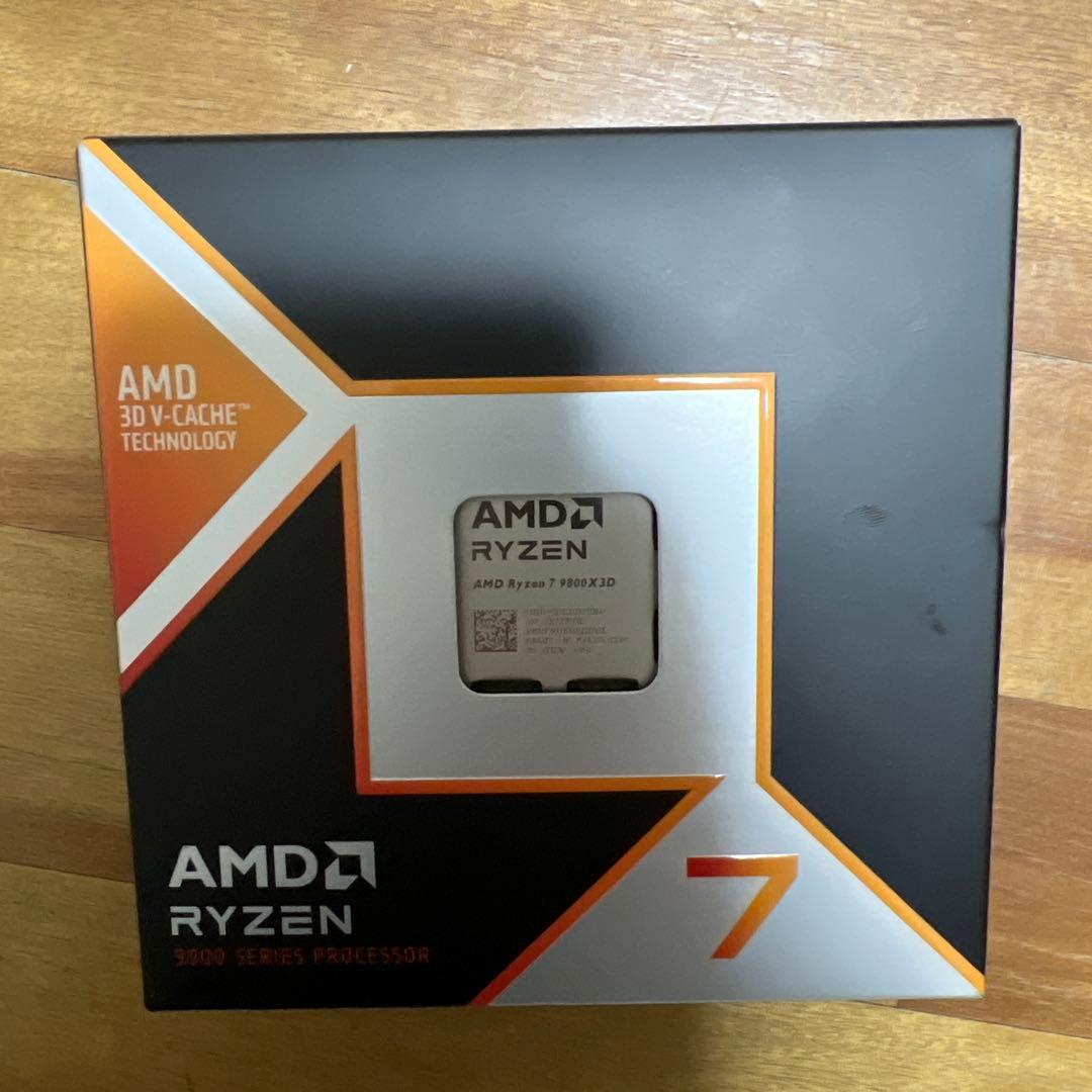 Ryzen 7 9800X3D BOX（新品未拆封）