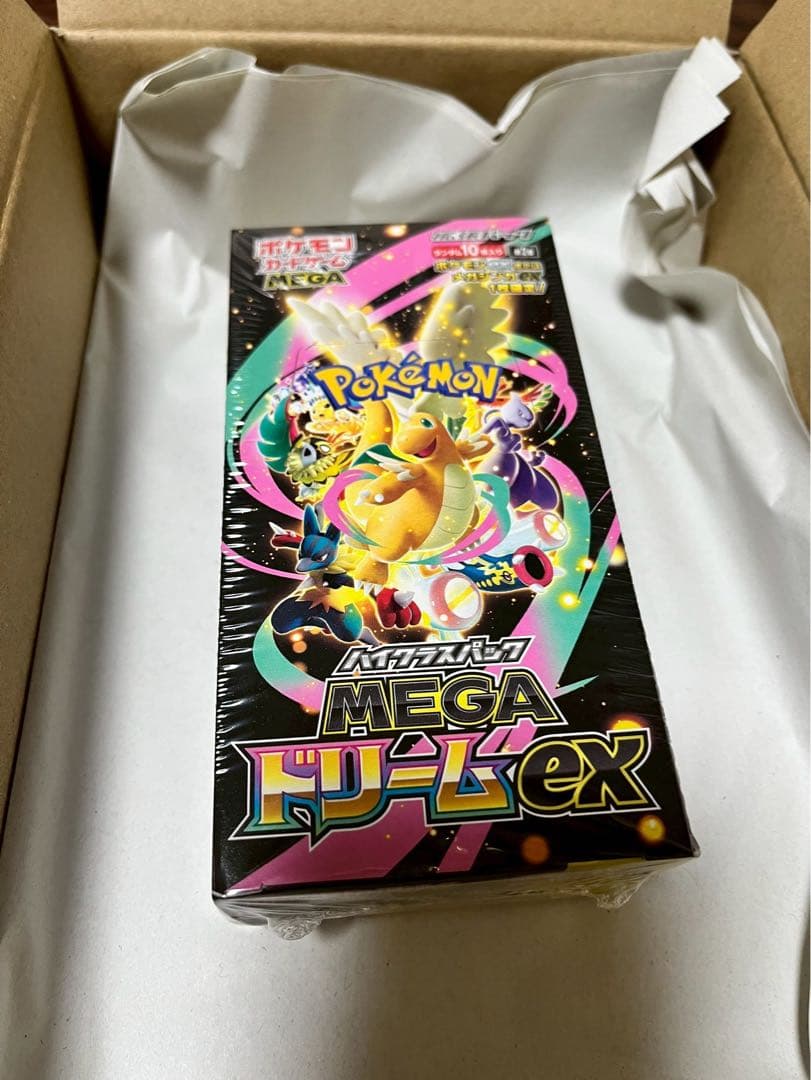 ポケモン産 MEGAドリームex BOX シュリンク付き