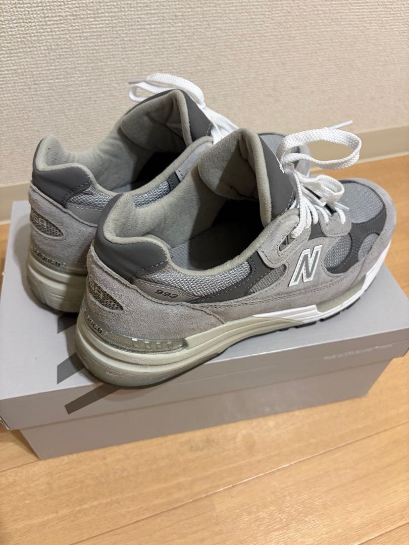 ニューバランス　992 グレー スニーカー 26.0センチ