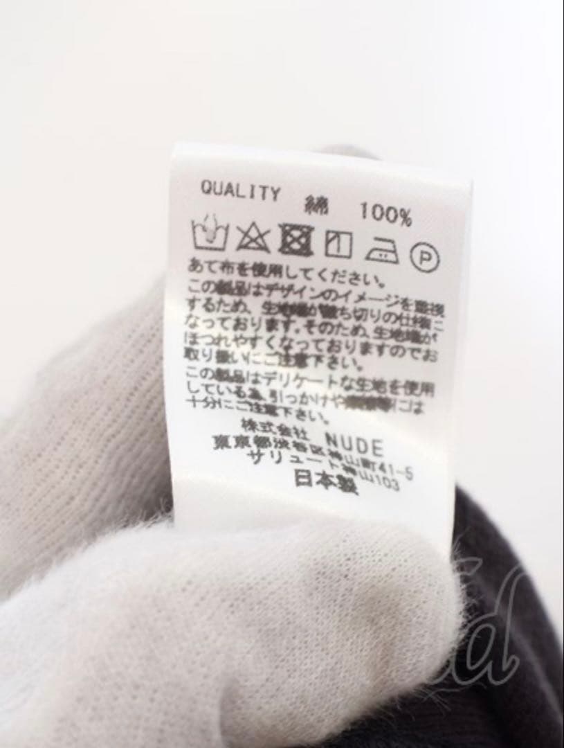 nude:masahiko maruyamaCotton ジップアップパーカー