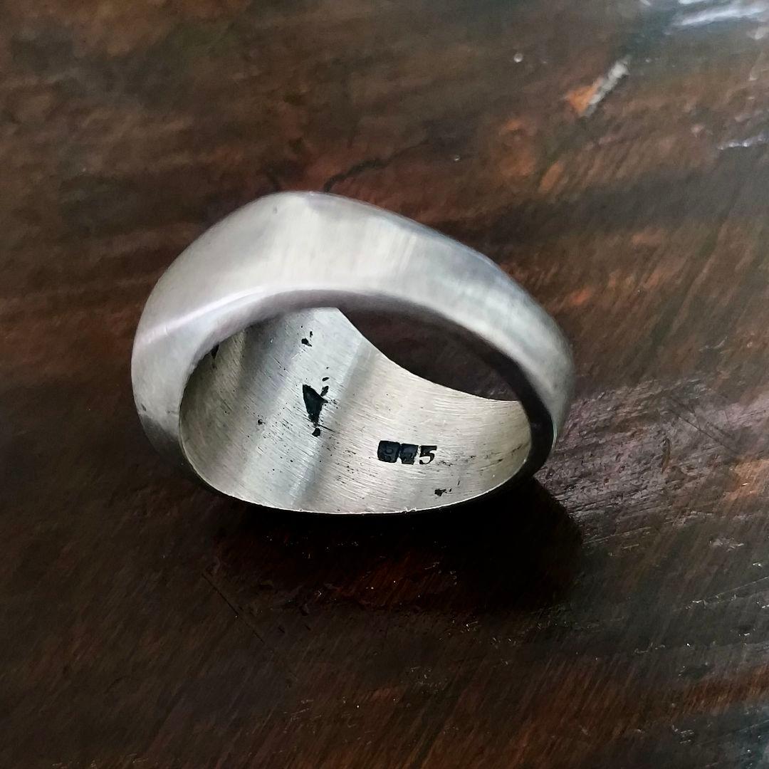 MEXICO スパイラル 渦巻 シグネットリング シルバー925 ナバホ ホピ