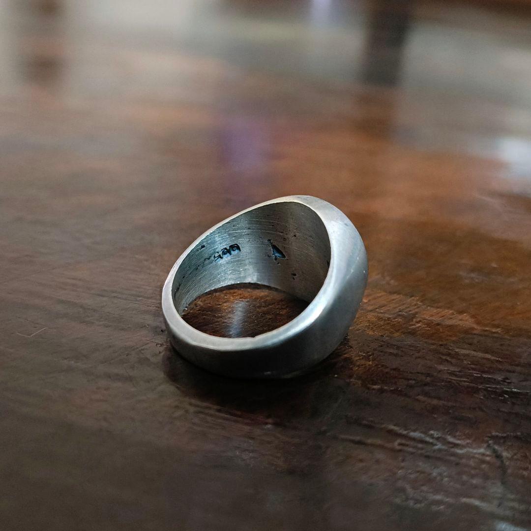 MEXICO スパイラル 渦巻 シグネットリング シルバー925 ナバホ ホピ