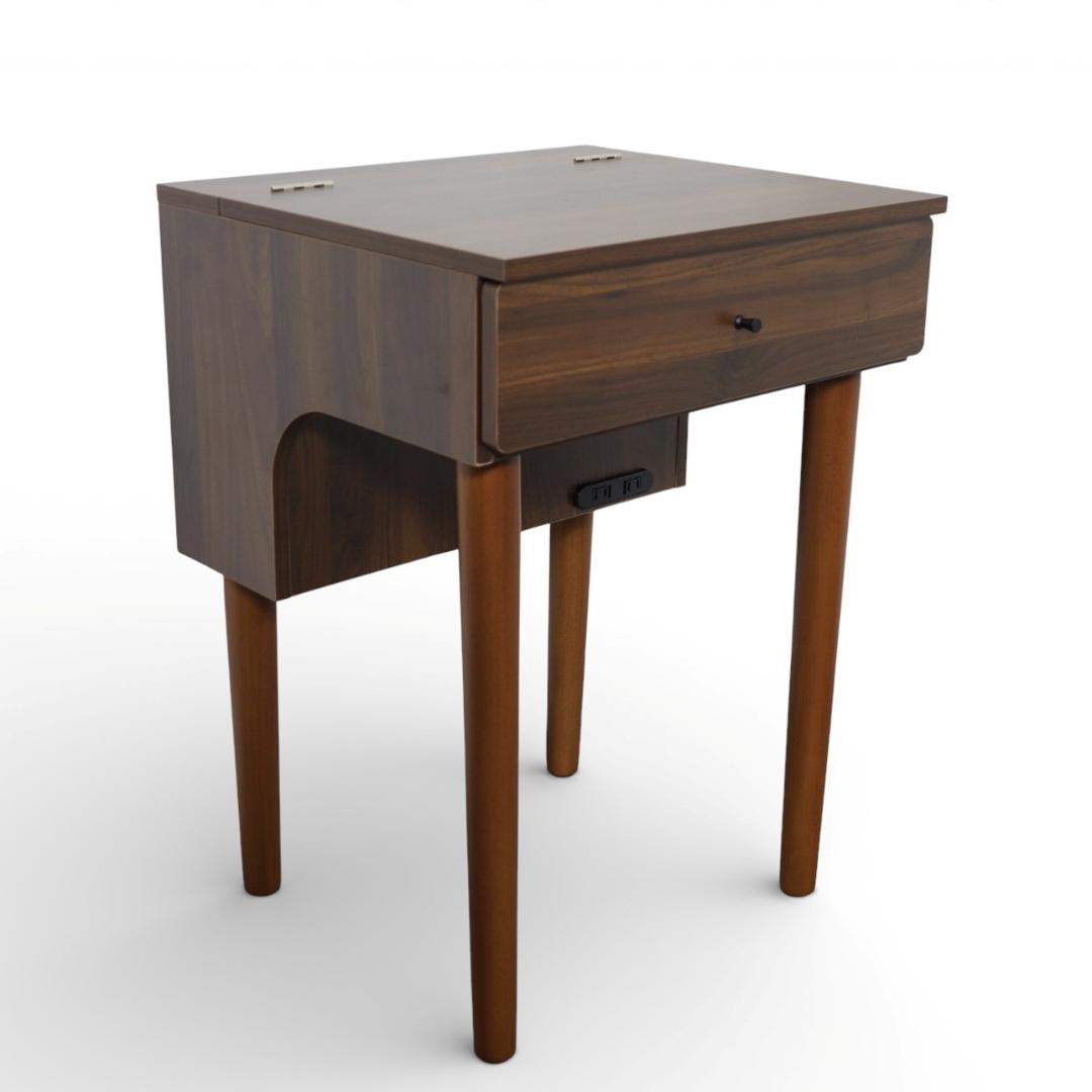 フォロー割◆訳あり◆【新品】北欧風　ドレッサー＆スツールセット　LED女優ライト