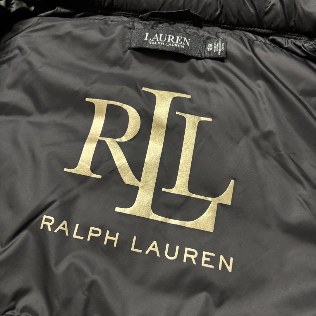 新品未使用 ローレンラルフローレン ダウンジャケット スタンドカラー ブラック