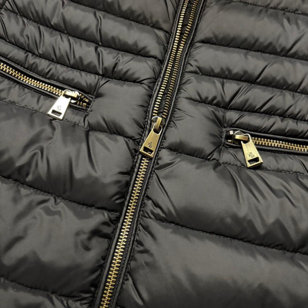 新品未使用 ローレンラルフローレン ダウンジャケット スタンドカラー ブラック