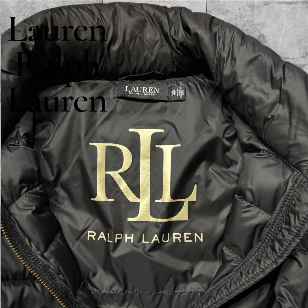 新品未使用 ローレンラルフローレン ダウンジャケット スタンドカラー ブラック
