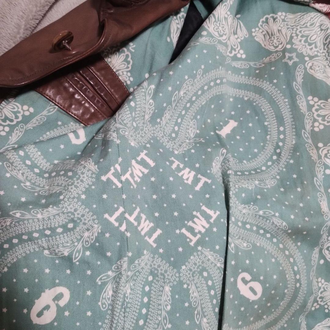 今期売切！TMT 馬革バンダナバイカーレザージャケットHORSELEATHER