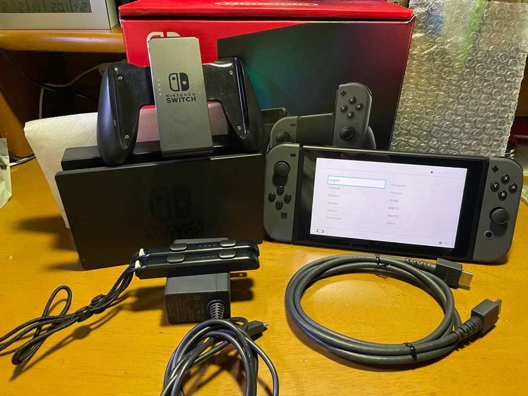 Switch Nintendo Switch Joy-Conグレー　ケース付き