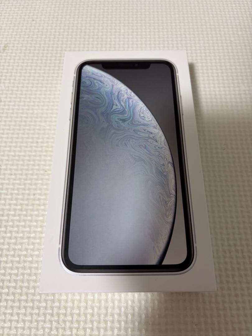 【美品・SIMフリー】iPhone XR 128GB ホワイト｜付属品完備