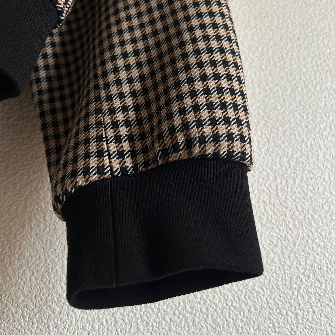 BOSS ボス ブルゾン ジャケット ガンクラブチェック 46 高級感◎