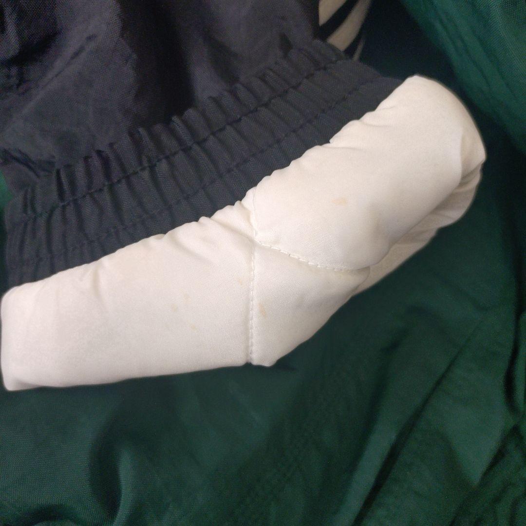 古着　レア 90s アディダス 刺繍ロゴ スリーライン 中綿 ヴィンテージ