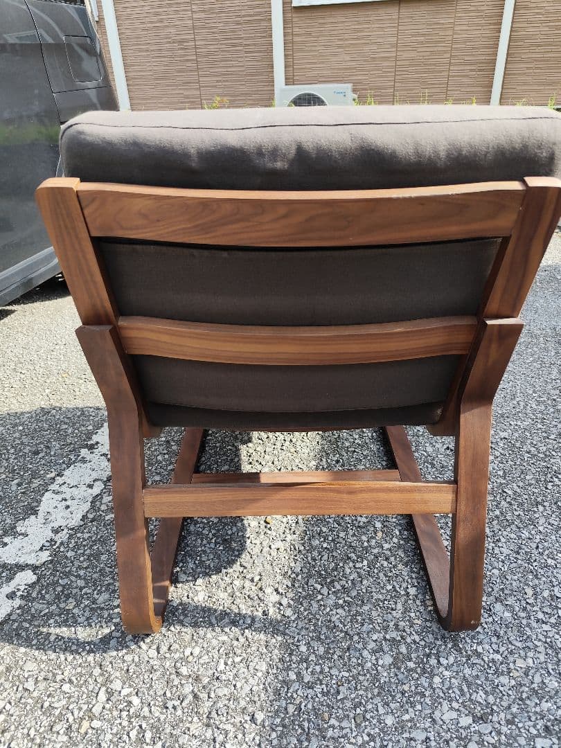 無印良品 MUJI オーク材 リビングでもダイニングでもつかえるソファチェア①