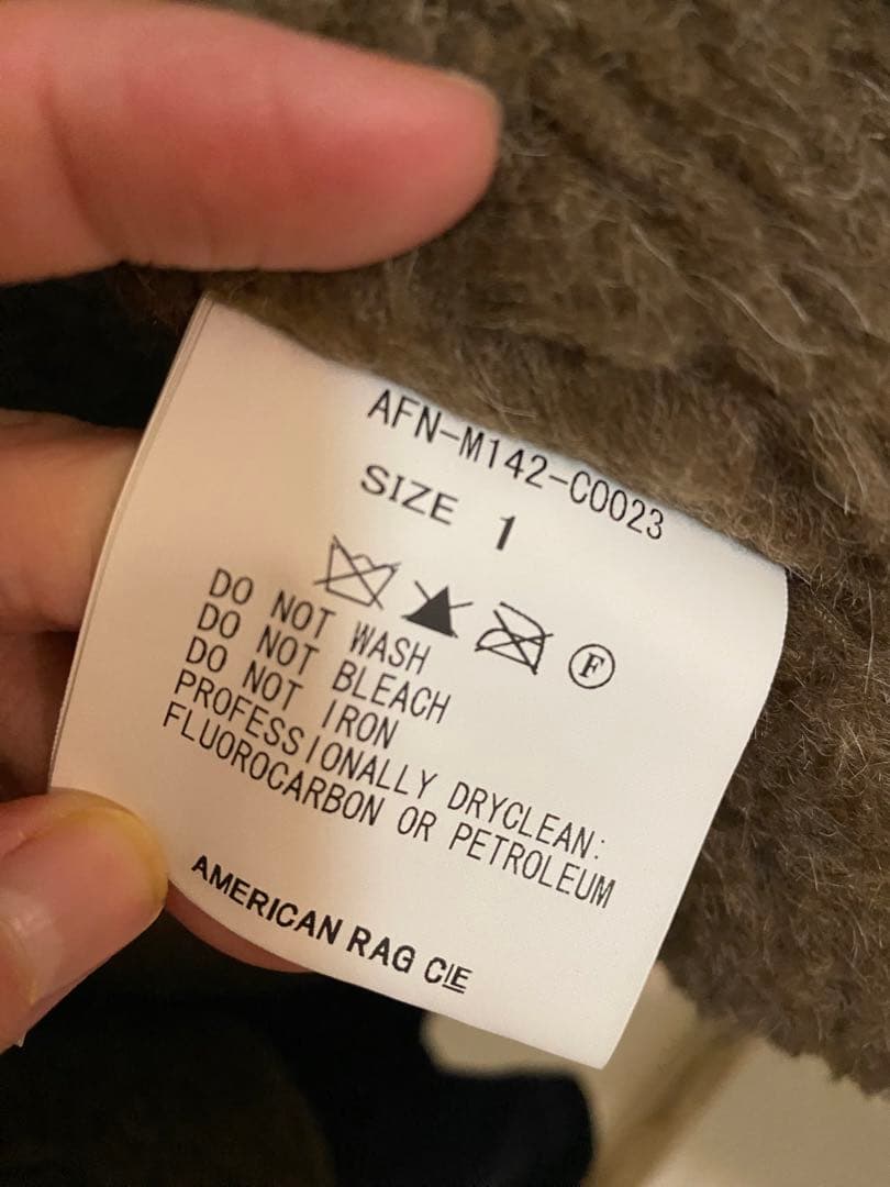 AMERICAN RAG CIE モッズコート　2WAYファー付き　　ネイビー