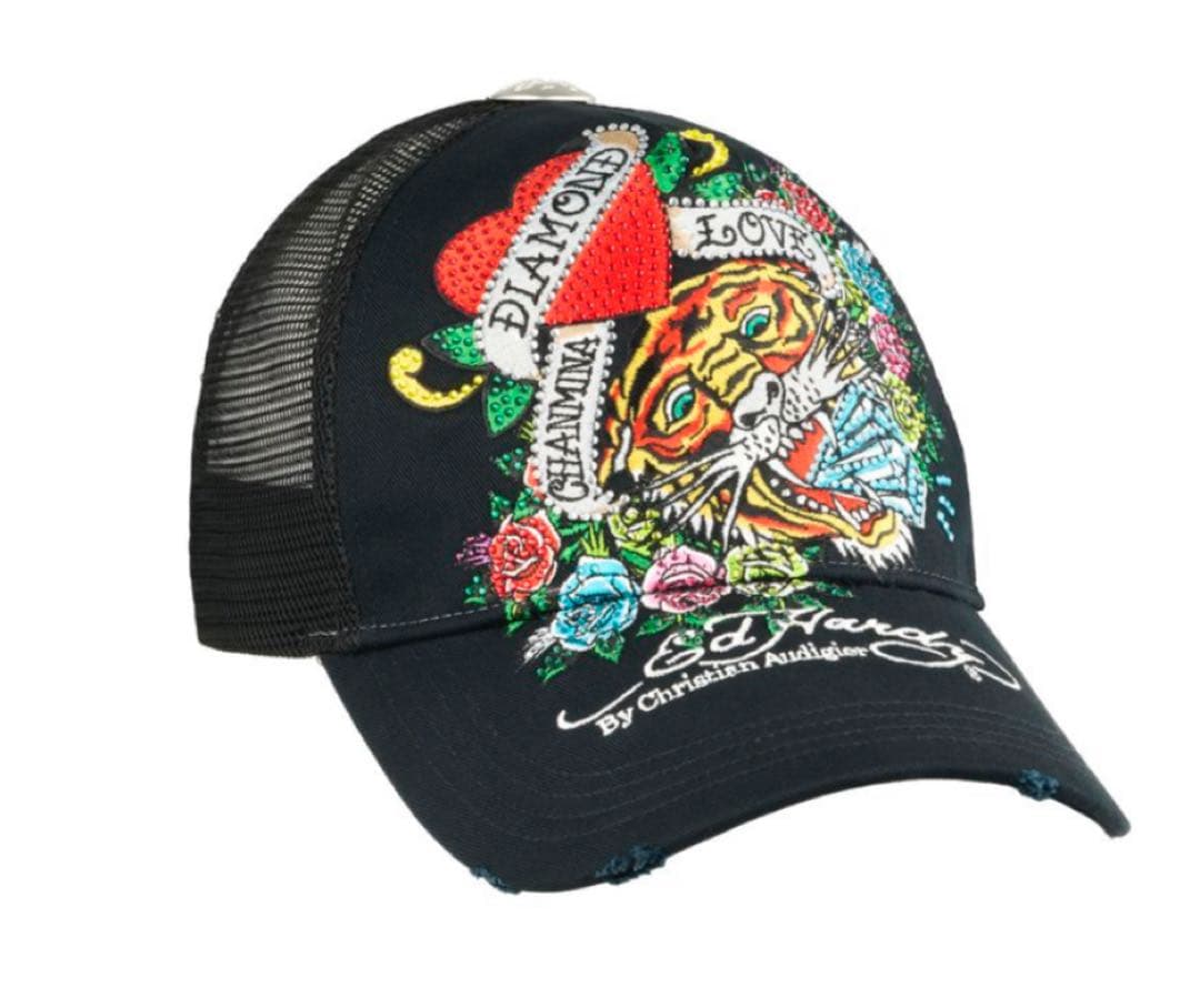 わ*★様 ちゃんみな Ed Hardy エドハーディー 刺繍キャップ