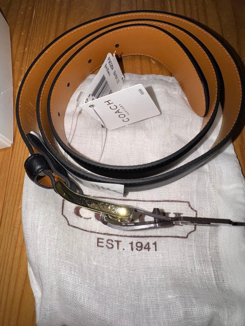 COACH レザーベルト 新品未使用品